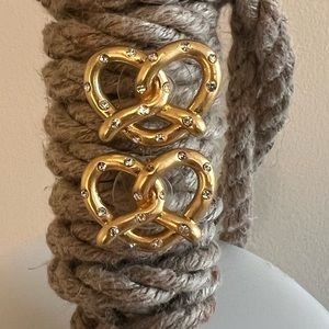 Kate Spade pretzel stud earrings